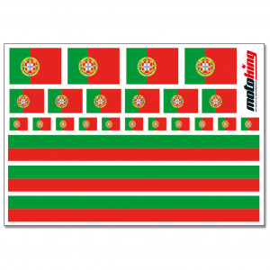 Flaggenaufkleber - Portugal