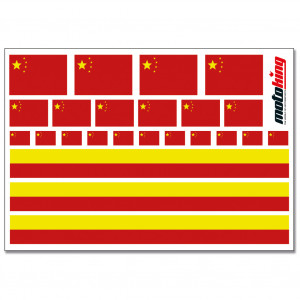 Flaggenaufkleber - China