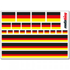 Flaggenaufkleber - Deutschland